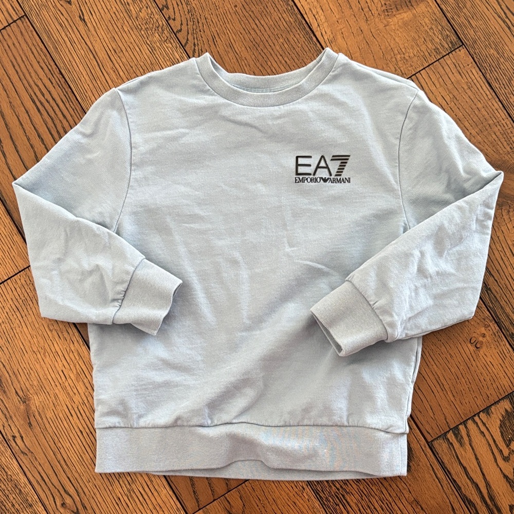 Emporio Armani Kids Gray Logo Sweatshirt